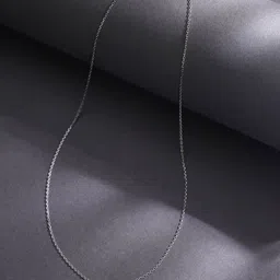 JAYPORE Silver-Toned Peandant Chain-38
