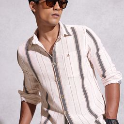 WROGN Striped Casual Shirt-image-13