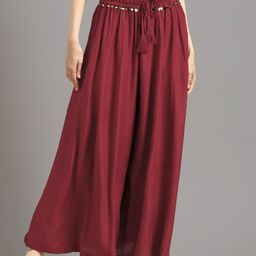 Moda Rapido Women Pleated Trousers-image-99