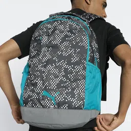 Puma Unisex Geometric Printed Backpack-18