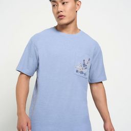 7 Alt by Pantaloons Men Floral Printed Round Neck Cotton Relaxed Fit T-shirt-picture-14