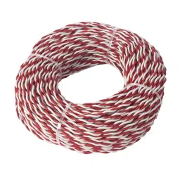 Elson Aluminum Flexible PVC Wire 0.5 S.qmm Red and White 2 Core, FLX1543-image-82