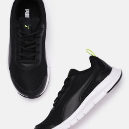 Puma Women Black Blue Pacific Maze Colourblocked Sneakers-25