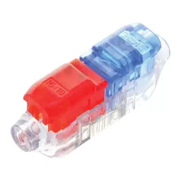 TE CONNECTIVITY Terminal, Wire Splice, 14Awg, Blu/Red, 2213600-3-14