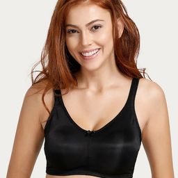 Zivame Black Solid Non-Wired Non Padded Minimizer Bra ZI0100J0QDBLACK-picture-24