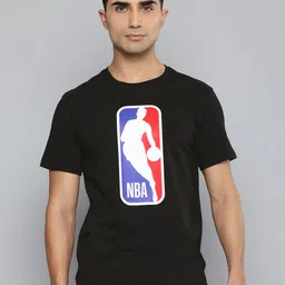 NBA Men Classic Crest Printed Pure Cotton T-shirt-picture-23