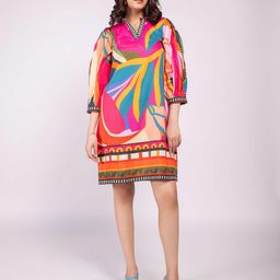 POPPI Print A-Line Dress-picture-13