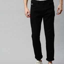 WROGN Men Black Slim Fit Mid-Rise Clean Look Stretchable Jeans-image-68