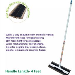 Vimal Bhuhari Brown 42 cm Microfiber Dry Broom-image-7