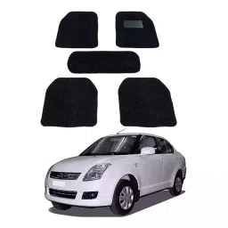 Auto Pearl DB7M178 PVC and Plastic Standard Mat for Maruti Suzuki Swift Dzire 2005 (Black)-image-88