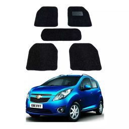 Auto Pearl DB7M43 PVC and Plastic Standard Mat for Chevrolet Beat 2005-2015 (Black)-image-44