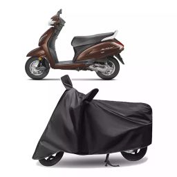 Auto Pearl Polyester Two Wheeler Cover for Honda Activa 5G (Grey)-image-55