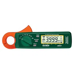 EXTECH INSTRUMENTS Mini Clamp Meter, True Rms, 400A, 23Mm, 380947-11