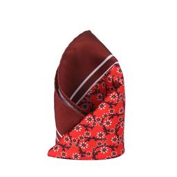 Alvaro Castagnino Red & Maroon Printed Pocket Square-image-36