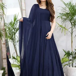 KALINI Embroidery Gown Maxi Ethnic Dresses-image-30