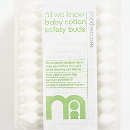 Mothercare Safety Cotton Buds White - 60 Pieces-15