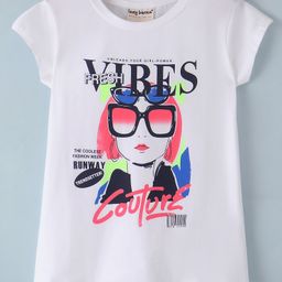 Lazy Bones Sinker Half Sleeves Text Printed T-Shirt - White-picture-14