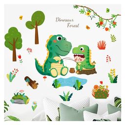 Jaamso Royals Green Plant with Zebra Kids Room Decor Wall Sticker-picture-20