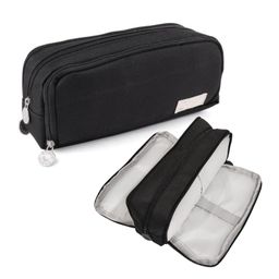 Bunie Large Capacity Pouch for School & College Girls and Boys1 Pc Black-20