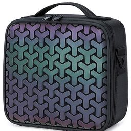 House of Quirk Makeup Cosmetic Storage Case with Adjustable Compartment - Luminous-image-17