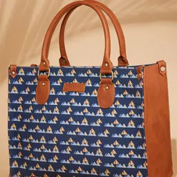 Fargo PU Canvas Women's Stylish Handbag Shoulder Bag - Multicolor-picture-40