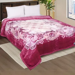 Signature Pink Heavy Winter Double Bed Blanket-picture-38