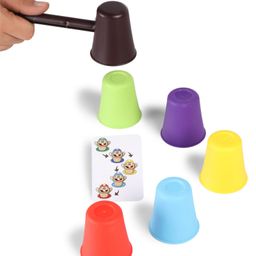 fab n funky Stack A Mole Puzzle Game 29 Pieces - Multicolour image 5