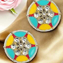Anouk Circular Studs Earrings-2