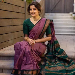 KALINI Woven Design Zari Silk Blend Designer Banarasi Saree-picture-34