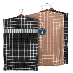 Aura Brown Set of 4 Regular Multi-Utility Organisers-41