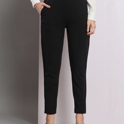 Q-rious Women Cotton Cigarette Trousers-image-12