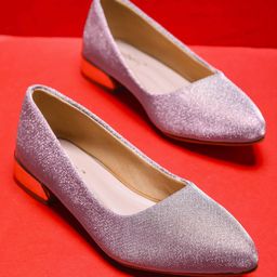 DressBerry Textured Party Block Pumps-17