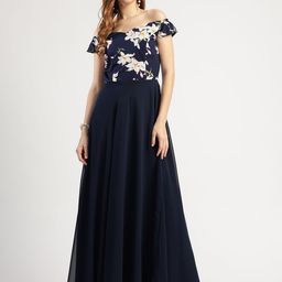 T TRYON ULTIMATE Floral Print Georgette Maxi Dress-picture-41