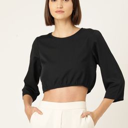 Sleek Italia Crepe Crop Top-picture-51