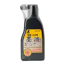 Shinwa Marker Ink Bottle Black 200 ml, 77475-23