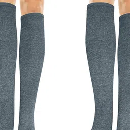 MUKHAKSH Unisex Grey Socks-picture-44