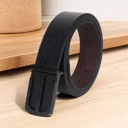 Metronaut Men Textured PU Formal Belt-picture-2