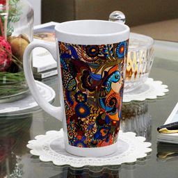 Kolorobia Peacock Admiration Irish Coffee Mug - 425 ml-22