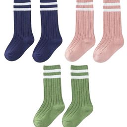 MOMISY Cotton Pack Of 3 Solid Socks - Multi Colour-image-89
