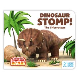 Dinosaur Stomp! The Triceratops Board Book By Peter Curtis - English-98