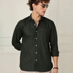 INVICTUS Men India Slim Fit Solid Button-Down Collar Cotton Casual Shirt-image-22