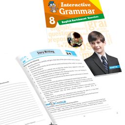 jolly kids Self Enhancement Student Workbooks Grade 8 Computer Grammar World of Knowledge Value Education Set of 4 - English image 5