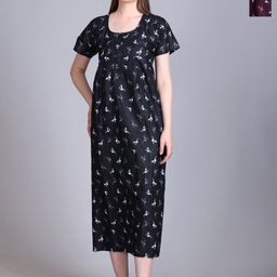 TRUDO Printed Maxi Nightdress-25