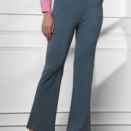 FITHUB Women High-Rise Bootcut Trousers-image-0