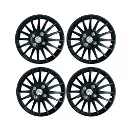 Auto Pearl Car Full Black Wheel Cover Caps 33.02 cm (13 Inch) Press Type Fitting for Baleno-image-79