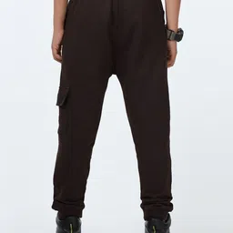 CODEZ Boys Solid Regular Fit Joggers image 3