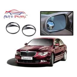 Auto Pearl Manual Exterior Rear View Mirror for Skoda Superb (Pack of 2 Pcs)-image-78