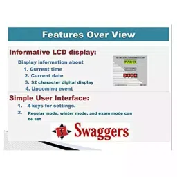 SWAGGERS Automatic Electronic School Timer Management System !! 1 Year Warranty !! image 4