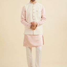 Manyavar Men Embroidered Nehru Jacket-picture-33