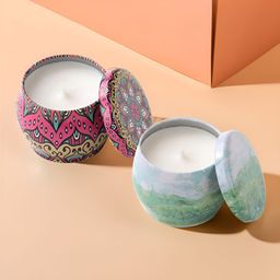 andMe Green & Pink 2 pieces Jar Candle-23